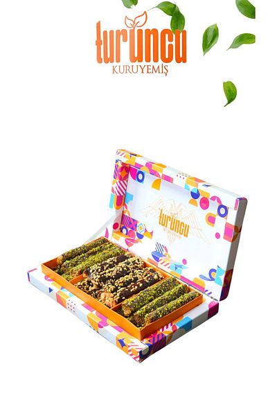 Turuncu Kuruyemiş 1kg Silverhouse Turkish Delight Box