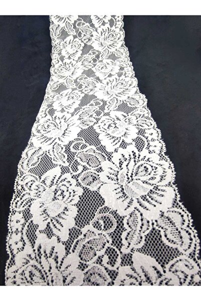 FASHİON DANTEL أزياء ليكرا دانتيل عرض 15 سم إكرو