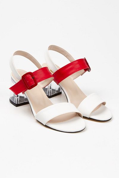 UYG Rainbow Transparent Women's Summer Soft Sandals