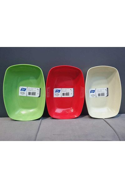 Titiz 17 CM Plastic Boat Plate Set - 3 Pieces