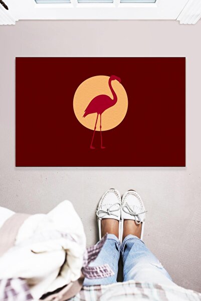 Buket Home سجادة فلامينجو للديكور متعددة الأغراض للاستخدام الداخلي والخارجي مقاس 45 × 70