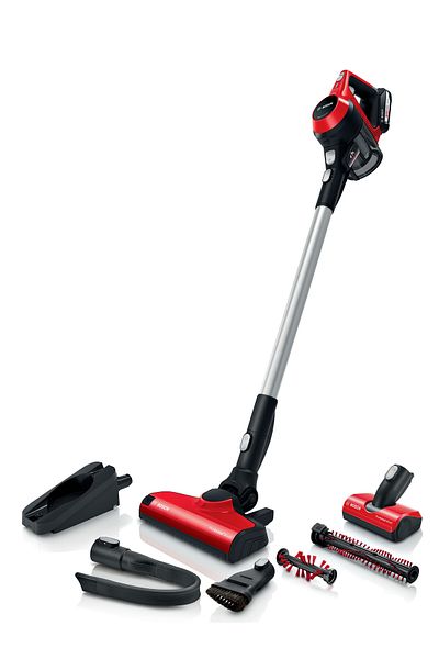 Bosch مكنسة كهربائية لاسلكية، Unlimited 7 ProAnimal Red، BCS71PETGB ضمان لمدة عام واحد