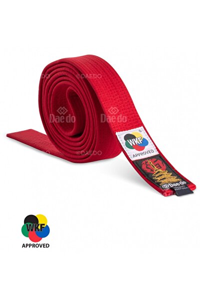 Dae Do Daedo W.K.F. Onaylı Karate Kuşağı-CI2518- (kırmızı)