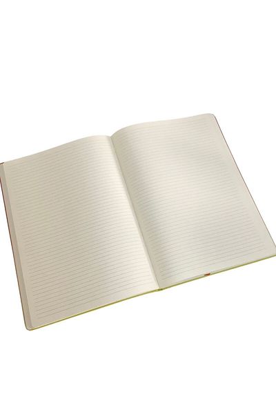 blume 20*25 Cm Caiet din piele termică cu acoperire flexibilă în dungi Portocaliu galben Acar