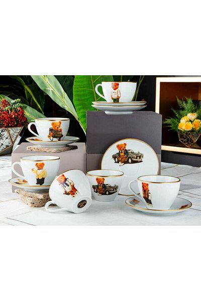 ROY KING Royking Bear 6-Piece Nescafe Set - Br 002