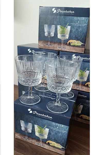 Paşabahçe PASHABAHÇE 4-PIECE ELYSIA MAGNOLIA BOWL PRESENTATION CUP 260CC440455