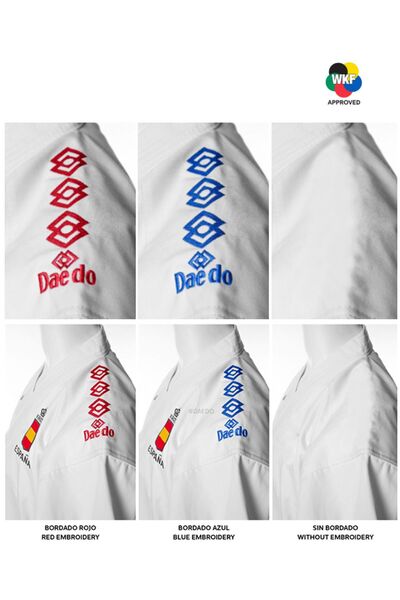 Dae Do Daedo W.K.F Onaylı Ultra Karate Kumite Elbisesi -KA1148- (beyaz)