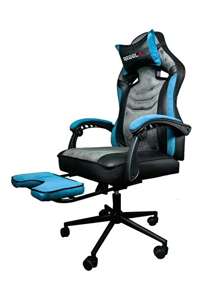 Rebelx Oyuncu Koltuğu Night Ayak Uzatmalı Mavi Renk