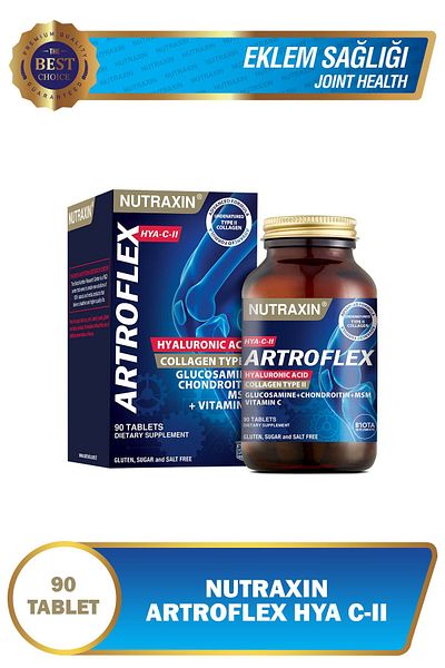 Nutraxin Artroflex Hya C-ii Glucosamine - 90 Tablets Gel Gift