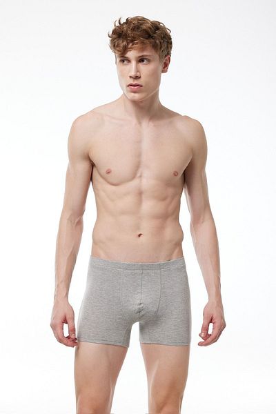 Malabadi Ανδρικά Modal Boxers - Γκρι, Lycra, 058