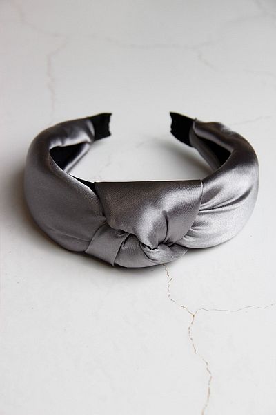 Modex Gray Satin Knot Crown