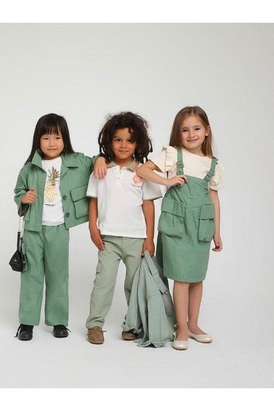 Escabel Girl - Large Pocket Strappy Salopet