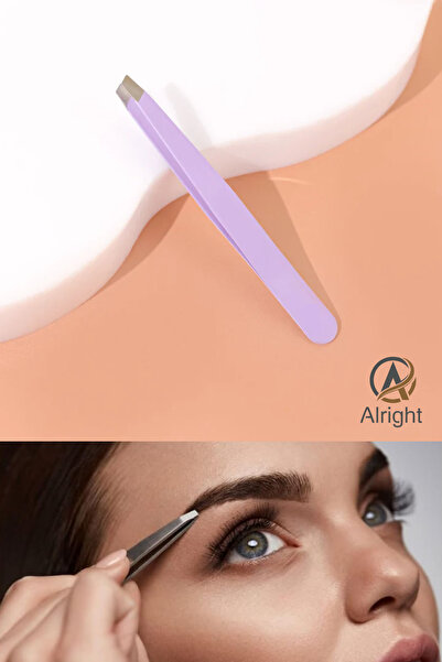 Alright Renkli Kalın Kesik Uçlu Renkli Çelik Cımbız Kıl Tüy Alma Cımbızı Akus...