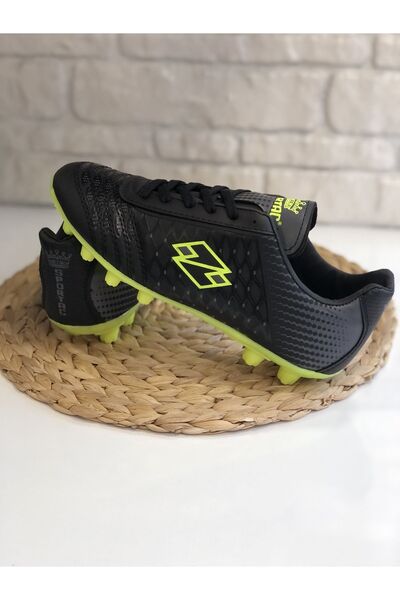 SPORTAÇ Yeni Sezon Krampon Dişli Futbol Ayakkabısı-siyah Yeşil