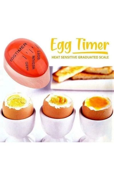 TBYSHOP Stunt Egg Timer Egg Timer Cooking Boiling Time Apparatus Time Adjustment Indicator 1 Piece