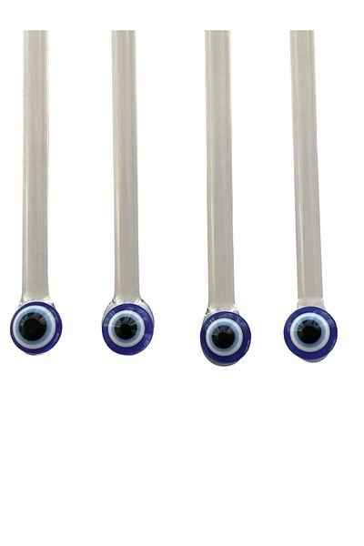 Şaraa 6 Glass Tea Spoons - Nazar Bocuklu
