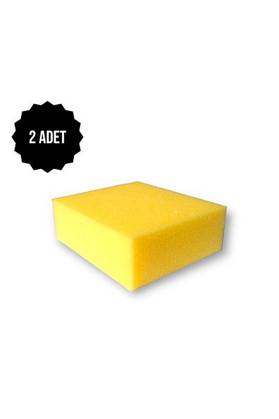 Acord 2 Pieces of Plastering Sponge - for Car Washing and Cleaning (Color Options)