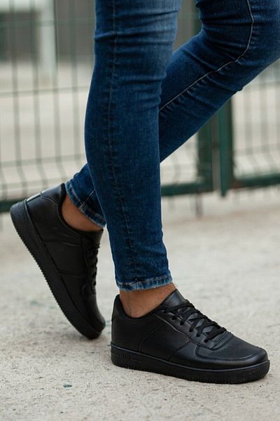 LOVİNS Unisex Black Sneakers Shoes