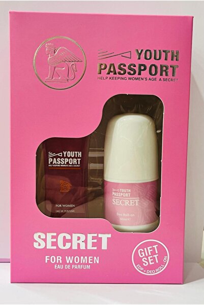 Youth Passport Secret Edp 75Ml +Secret Roll-on Kadın Edp 75 ml Fresh