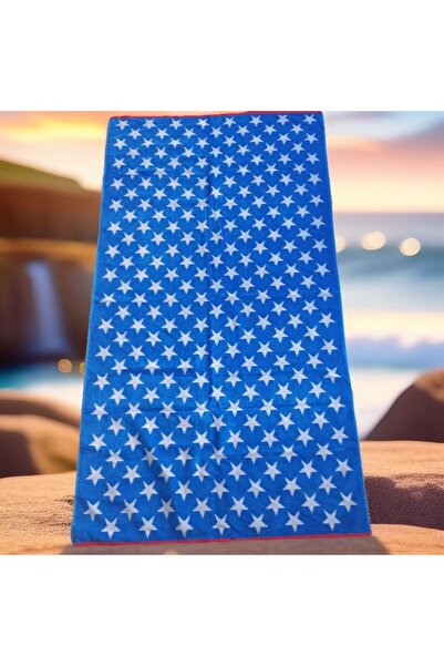 Özdilek ستارز 100x180 منشفة شاطئ مخملية