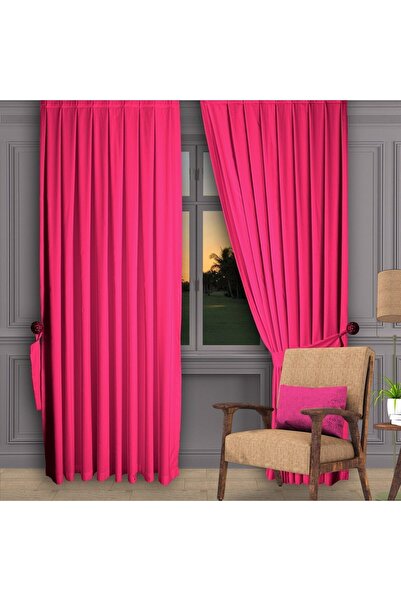 DECO ستارة خلفية جزيرة فوشيا بدون طيات، ثنيات زراعة مسطحة، 360 × 240