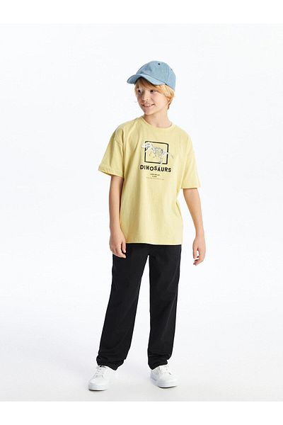 LC Waikiki Boy's Linen Blended Elastic Waist Trousers - Lcw Kids