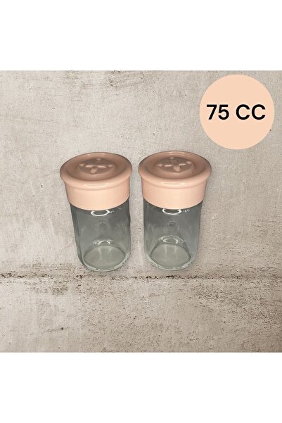 Dore Voir 2 Adet Cam Tuzluk Plastik Kapaklı (Kutuludur)-  75 CC