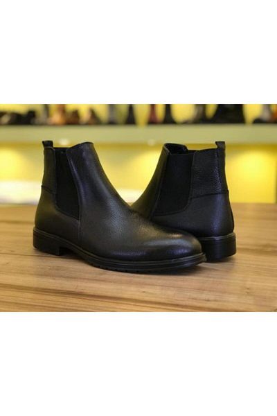 Şahin Men's Black Chelsea Casual Winter Boots