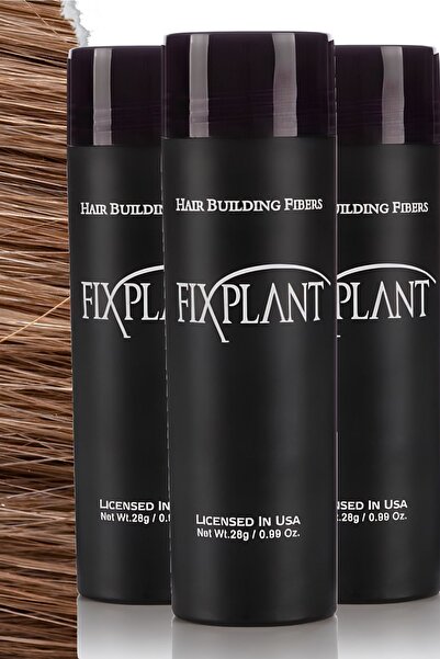 FIXPLANT Saç Dolgunlaştırıcı 3 Şişe Topik 84 Gr. | Seyrek Saçlar Için Saç Toz...