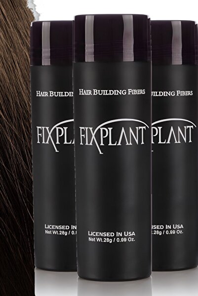 FIXPLANT Saç Dolgunlaştırıcı 3 Şişe Topik 84 Gr. | Seyrek Saçlar Için Saç Toz...