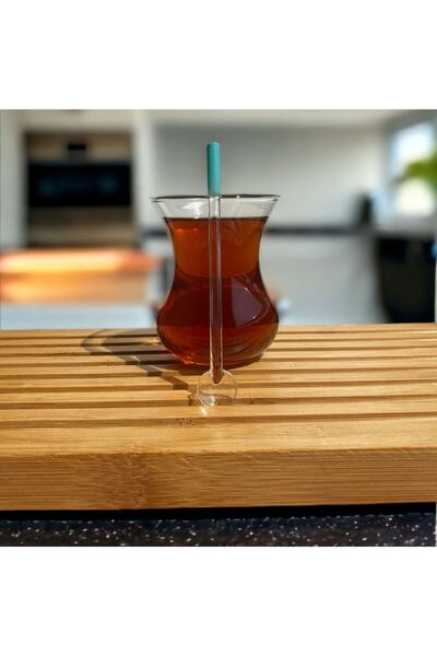 Dore Voir 6 Adet Cam Çay Kaşığı- Mavi