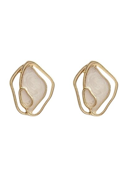 KYOLA DESİGN Sedefli Asimetrik Küpe