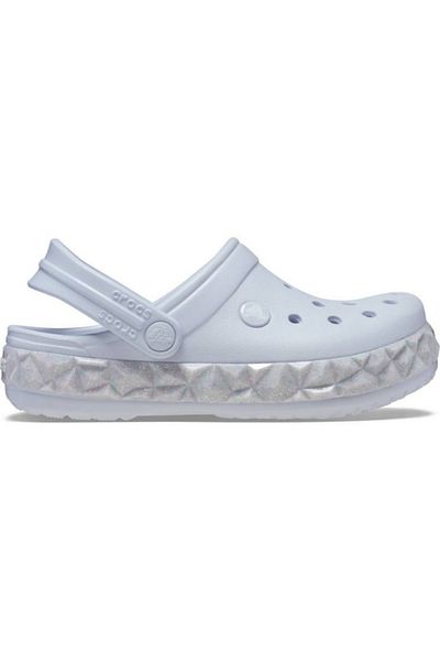 Crocs Papuci pentru copii Crocband cu tăietură geometrică - Glitter Band K 210134 -5AF