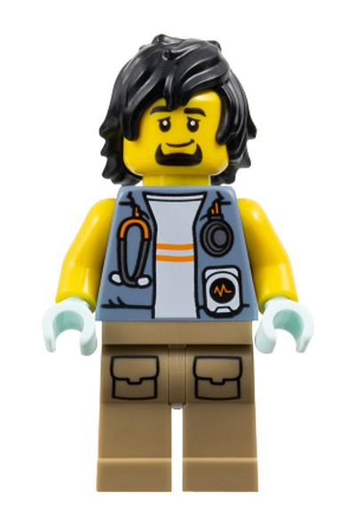 LEGO Male Doctor Veterinary - Junior with Stethoscope Mini Figure Accessory City