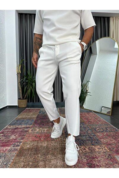 Baycombine35 Асиметрични панталони от скафандърска материя