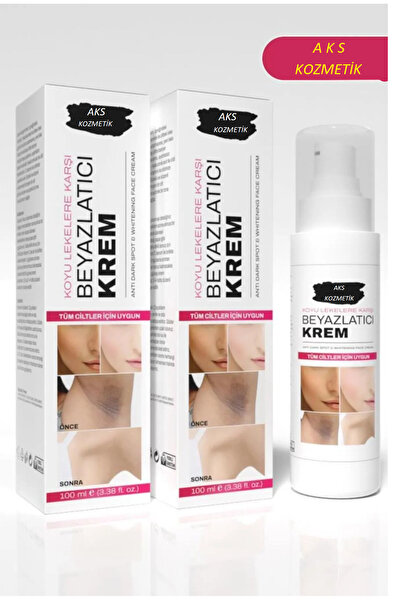 aks kozmetik Cilt Beyazlatıcı Krem 75 ml 2 Adet 2*li