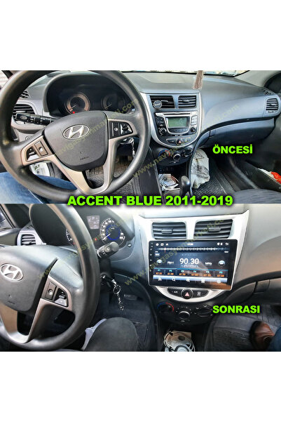 NAVMİNA Hyundai Accent Blue 2011-2019 Uyumlu 9 Inç 4-32 Gb Multimedya