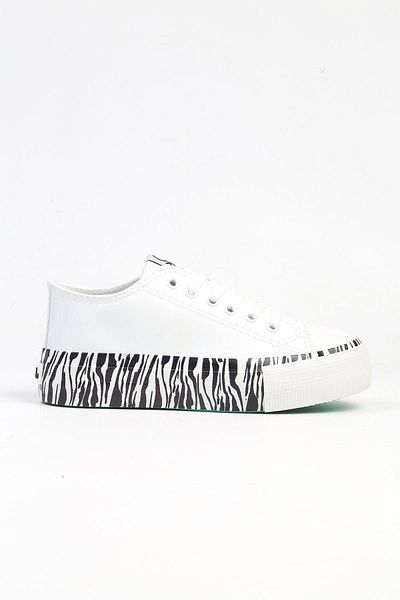Benetton ® | BN-31029 - 3570 White - Pantofi sport pentru femei