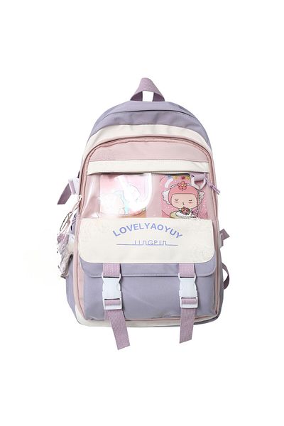 roys joys Rucsac de școală în stil coreean Kawaii neted