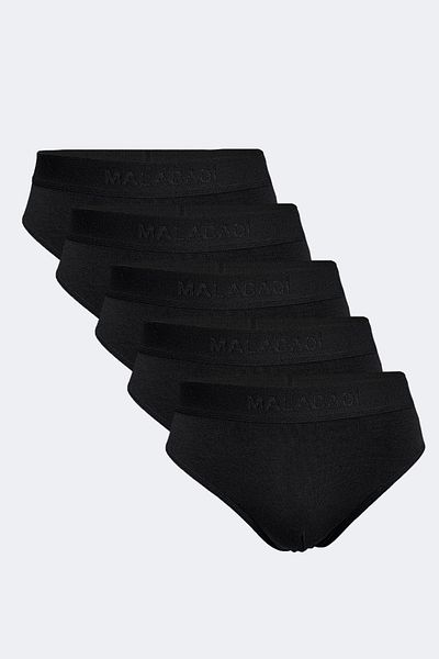 Malabadi Ανδρικό Modal Black Slip Σετ 5 τεμαχίων - 5m080