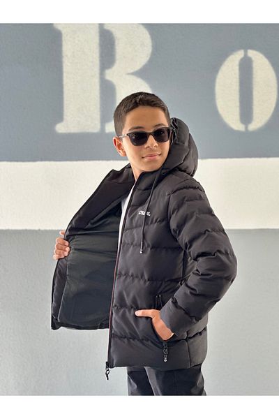DOXGER Palton puf pentru copii de iarnă - Design confortabil și elegant