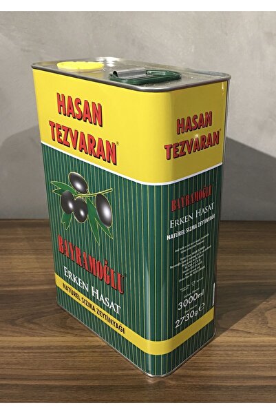 Bayramoğlu Erken Hasat Natürel Sızma Zeytinyağı 3 Litre