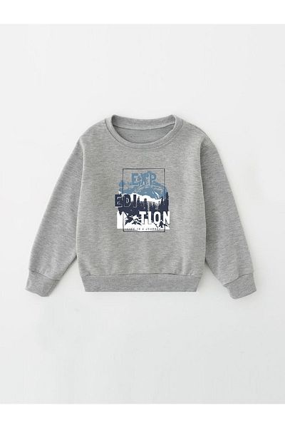 FYK COLLECTİON Băiat - Set de 2 hanorace cu guler imprimat