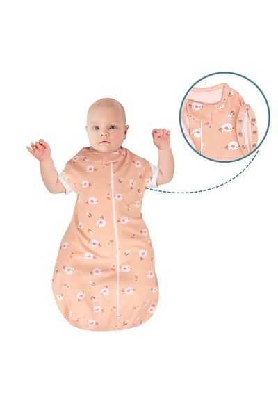 Sevi Bebe Newborn Jumpsuit Swaddle Cheerful Bird 0 - 3 Months