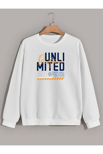 FYK COLLECTİON Комплект от 2 части суичър с щампа и яка 0 за момче