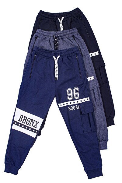 FYK COLLECTİON Pantaloni de trening pentru băieți, model 96, 3 piese - cu imp...