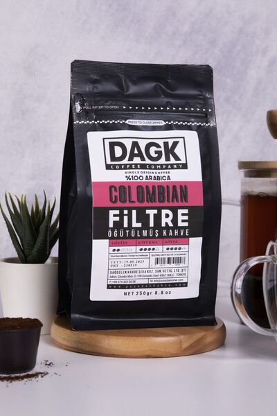 Dagk Filtre Kahve Colombian 250gr Öğütülmüş