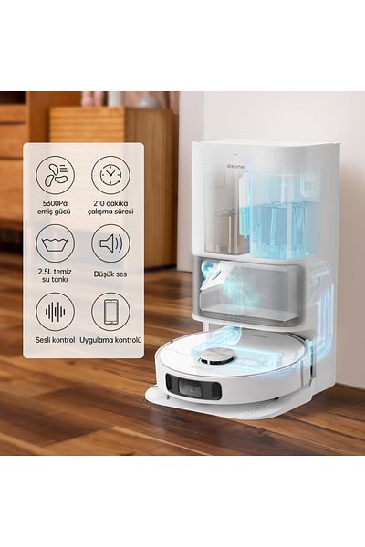 Dreame L10S Ultra Robot Attendance Automatic Cleaning and Drying 5300Pa Earthquake and Aı Navigation