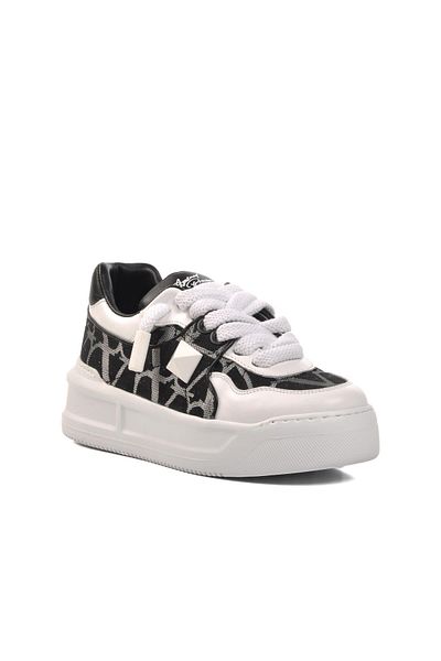 AYAKMOD 1306 Model Premium unisex pantofi negru-gri-alb