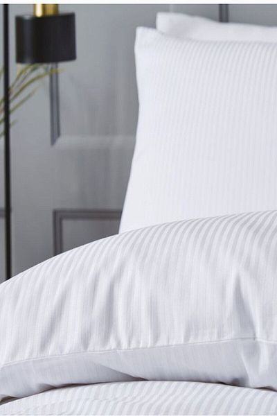Tekstil Home Διπλό Σετ Παπλωματοθήκη Ξενοδοχείου Σατέν Σετ Παπλωματοθήκη + 2 Μαξιλαροθήκες (Χωρίς σεντόνι) Με τσάντα